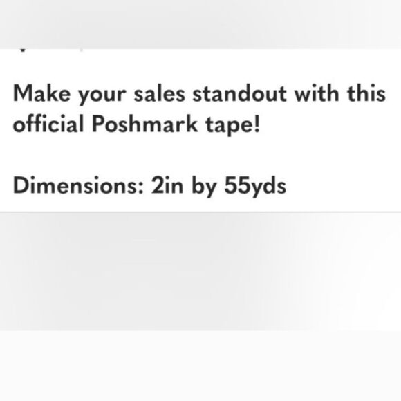 Team Posh Show  Tape RARE DEADSTOCK SOLD OUT only 1 available swag Poshmark - Picture 12 of 16